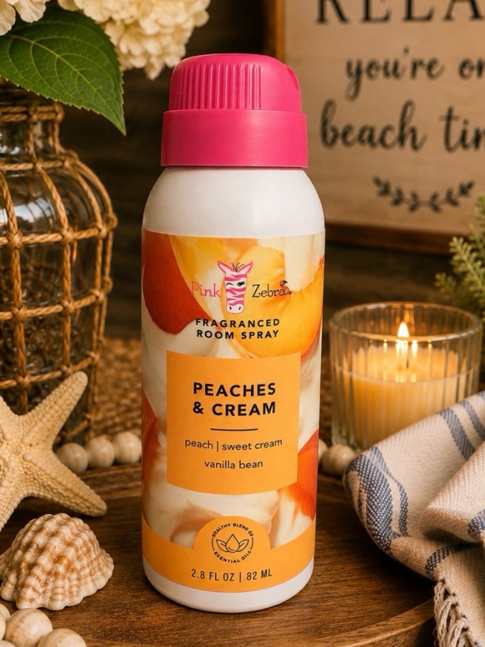 Pink Zebra Peaches & Cream Room Spray